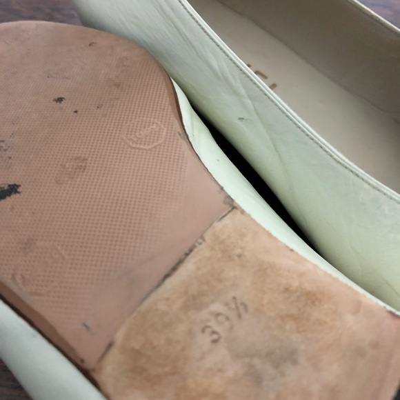 NOT FOR SALE Black & cream two toned leather - Picture 3 of 5